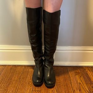 COPY - Black Over The Knee Boots (Waterproof)